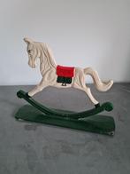 vintage gietijzeren schommelpaard - decoratie, Ophalen of Verzenden, Huis en Inrichting