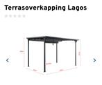 Terrasoverkapping 2jaar oud bieden vanaf 100euro zelf demont, Tuin en Terras, Overkappingen, Ophalen, Gebruikt