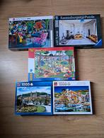 Puzzels 1000 stuks, Hobby en Vrije tijd, Denksport en Puzzels, Ophalen of Verzenden, 500 t/m 1500 stukjes, Zo goed als nieuw