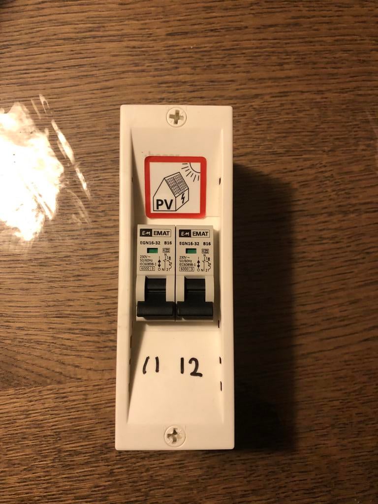 2x Emat EGN16-32 B16 Schakelaar, Ophalen, Gebruikt, Schakelaar