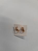 14 karaats gouden oorbellen - Estafette Burgum, Gebruikt, Goud, Goud, Ophalen of Verzenden