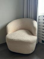 Fauteuil Forenza Off-white Kwantum teddy stof, Ophalen, Gebruikt, Wit, Eén