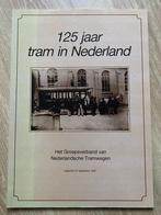 125 Jaar Tram in Nederland, Verzenden, Zo goed als nieuw, Tram, Boek of Tijdschrift