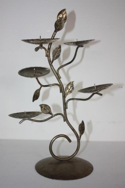 Franse kaarsenstandaard voor 5 kaarsen, Antiek en Kunst, Curiosa en Brocante, Ophalen of Verzenden