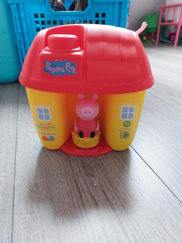 Zachte Blokken set Peppa Pig zgan, Kinderen en Baby's, Speelgoed | Bouwstenen, Zo goed als nieuw, Overige merken, Ophalen of Verzenden