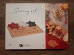 Kerst Serveerset 4-delig Wit/Rood/Groen, Diversen, Kerst, Ophalen of Verzenden, Nieuw