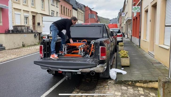 AUN 250 Folded oprijplaat motor, Auto diversen, Aanhangwagen-onderdelen, Nieuw, Ophalen of Verzenden