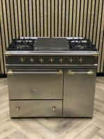 Luxe Lacanche Fornuis Gas 100cm + Coup de Feu + Warmhoudkast, Ophalen of Verzenden, Zo goed als nieuw, Vrijstaand, 5 kookzones of meer