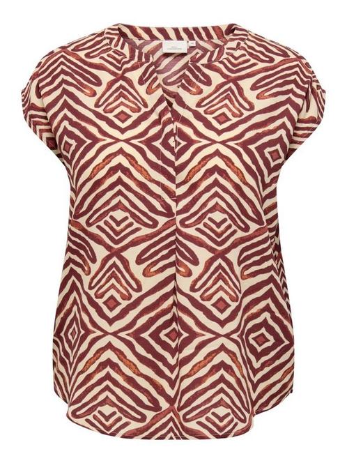 Bruin tuniek Carshilla van Only Carmakoma Maat 52, Kleding | Dames, Grote Maten, Nieuw, Blouse of Tuniek, Bruin, Ophalen of Verzenden
