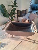 Smeedijzeren kolenbak., Antiek en Kunst, Curiosa en Brocante, Ophalen