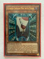 Flower Cardian Pine with Crane yugioh Ultra Rare, Verzenden, Zo goed als nieuw, Losse kaart