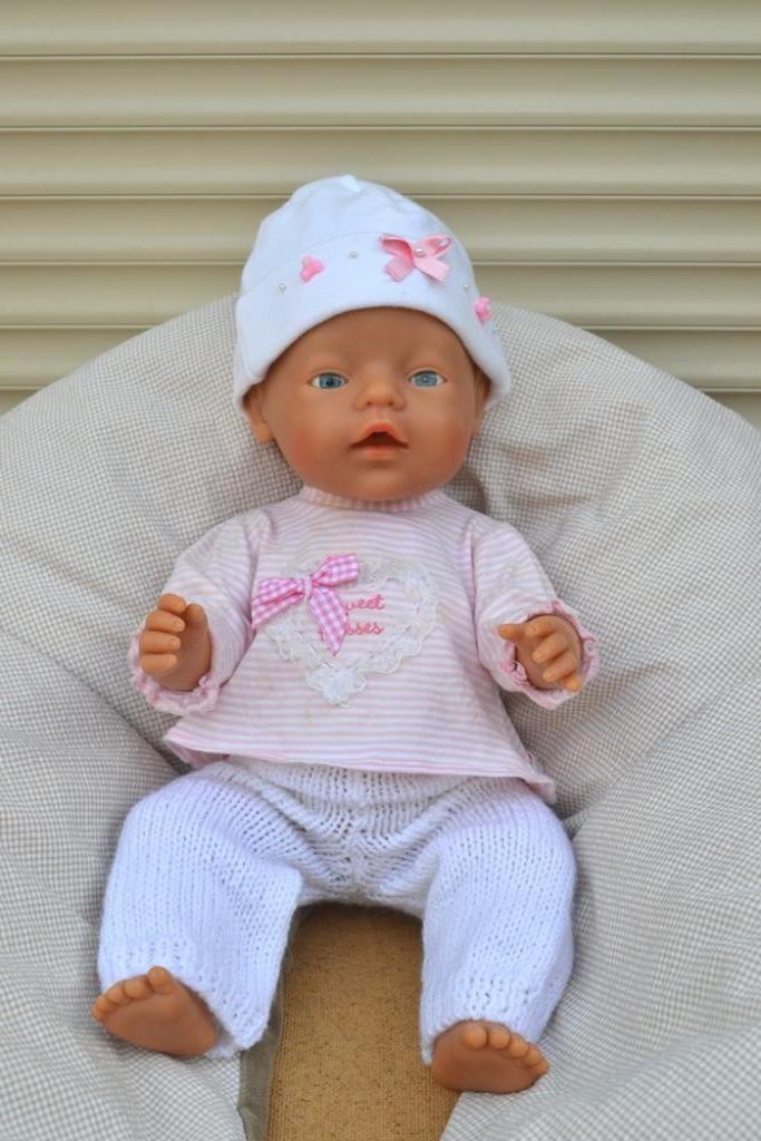 Mooie Zapf Baby Born pop van 42cm NR 8600, Verzamelen, Poppen, Zo goed als nieuw, Babypop, Ophalen of Verzenden