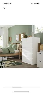 Witte ladekast – 6 lades – gebruikt maar nog stevig, Huis en Inrichting, Kasten | Kledingkasten, Ophalen, Overige materialen, Gebruikt