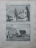 391-392*/ Enkhuizen Drommedaris Oost I. Toren Willigenburg, Antiek en Kunst, Kunst | Etsen en Gravures, Ophalen of Verzenden