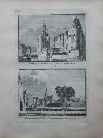 391-392*/ Enkhuizen Drommedaris Oost I. Toren Willigenburg beschikbaar voor biedingen