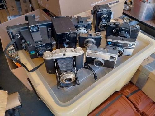 Diverse fotocamera's Agfa praktica etc lenzen etc. in 1 koop, Verzamelen, Fotografica en Filmapparatuur, 1940 tot 1960, Ophalen of Verzenden