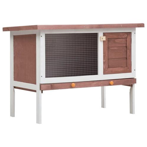 AANBIEDING | Konijnenhok voor buiten 1 verdieping hout! GRT, Dieren en Toebehoren, Knaagdieren en Konijnen | Hokken en Kooien