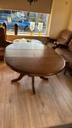 Antieke ovale houten tafel, Antiek en Kunst, Antiek | Meubels | Tafels, Ophalen