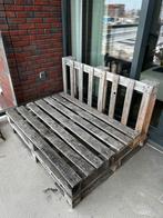 Gratis: Pallet bankje voor balkon, Tuin en Terras, Ophalen, Gebruikt, Hout