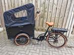 Qivelo City Plus Bakfiets - Kilometerstand slechts 212,5 km!, 4 kinderen of meer, Zo goed als nieuw, Elektrisch, Ophalen