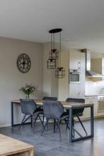 Hanglamp Brilliant Gwen (3-delig), 50 tot 75 cm, Ophalen of Verzenden, Zo goed als nieuw, Modern
