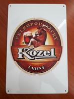 Kozel Bier 20x30 cm Reclamebord, Verzamelen, Biermerken, Ophalen of Verzenden, Nieuw, Reclamebord, Plaat of Schild, Overige merken