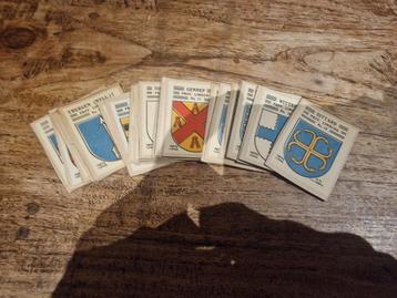 Postzegels met gemeente wapen uit Limburgh op papier. beschikbaar voor biedingen