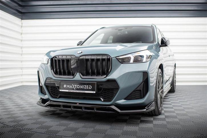 Maxton Design Bmw X1 M Pack U11 Voorspoiler Spoiler Splitter, Auto diversen, Tuning en Styling, Ophalen of Verzenden