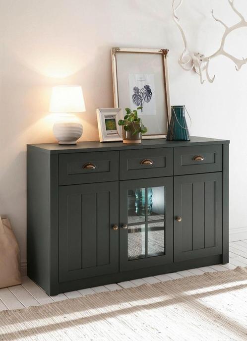 Dressoir en tv meubel Z.G.A.N! Groen Ook los te koop!, Huis en Inrichting, Kasten | Dressoirs, Zo goed als nieuw, 25 tot 50 cm