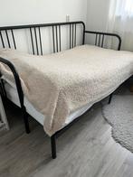 IKEA verstelbaar bed frame160x200 (80x200), Ophalen, Zwart, Tweepersoons, 200 cm