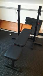 Verstelbare bench press fitnessbank, Ophalen, Gebruikt, Fitnessbank