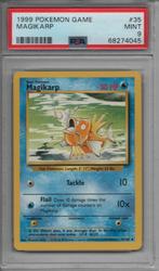 Magikarp Psa 9 Base set unlimited, Ophalen of Verzenden, Losse kaart