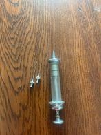 Oude dokterspuit en thermometer, Antiek en Kunst, Antiek | Gereedschap en Instrumenten, Ophalen