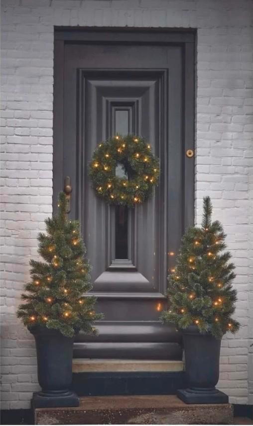 Black Box Trees Glendon set van 3, bestaande uit twee kunstk, Diversen, Kerst, Zo goed als nieuw, Ophalen of Verzenden