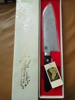 Japanse mes, Masutani VG10 Damascus Western Gyuto 180mm, Huis en Inrichting, Ophalen of Verzenden, Nieuw, Rvs of Chroom, Los bestek