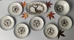 8 Delig Wildservies Winterling vintage, Antiek en Kunst, Ophalen of Verzenden