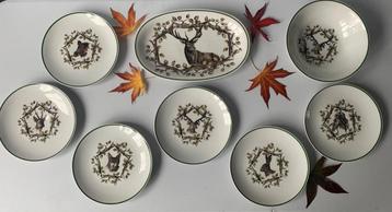 8 Delig Wildservies Winterling vintage beschikbaar voor biedingen