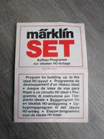 Marklin set etappe- programma voor de ideale H0- baan boekje, Ophalen of Verzenden, Gebruikt, Boek, Tijdschrift of Catalogus, Märklin