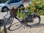 Zwarte weduwe/opoefiets met bakkersrek., Ophalen, Gebruikt