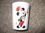 Plastic beker Mickey Mouse, jaren 60, Ophalen of Verzenden, Mickey Mouse, Gebruikt, Servies