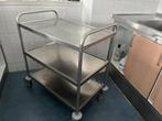 RVS horeca/serveerkar, Ophalen