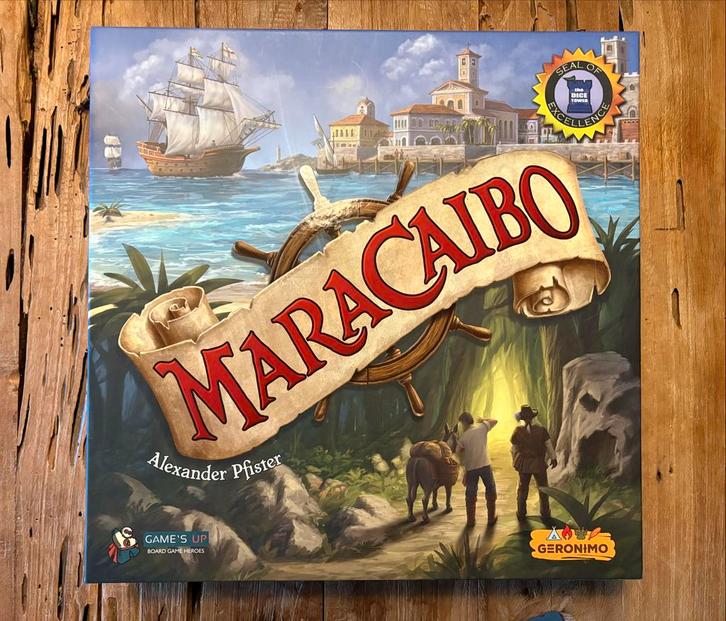Maracaibo Bordspel, Hobby en Vrije tijd, Gezelschapsspellen | Bordspellen, Zo goed als nieuw, Een of twee spelers, Ophalen of Verzenden