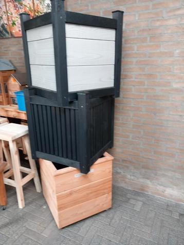 Bloembakken evt met bankje v.vaderdag  beschikbaar voor biedingen