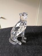 Swarovski Kristallen Cheeta Beeldje, Ophalen, Zo goed als nieuw, Figuurtje