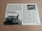 Test (uit oud tijdschrift) Austin/ Mini Cooper 1000 (1961), Verzamelen, Auto's, Gebruikt, Verzenden