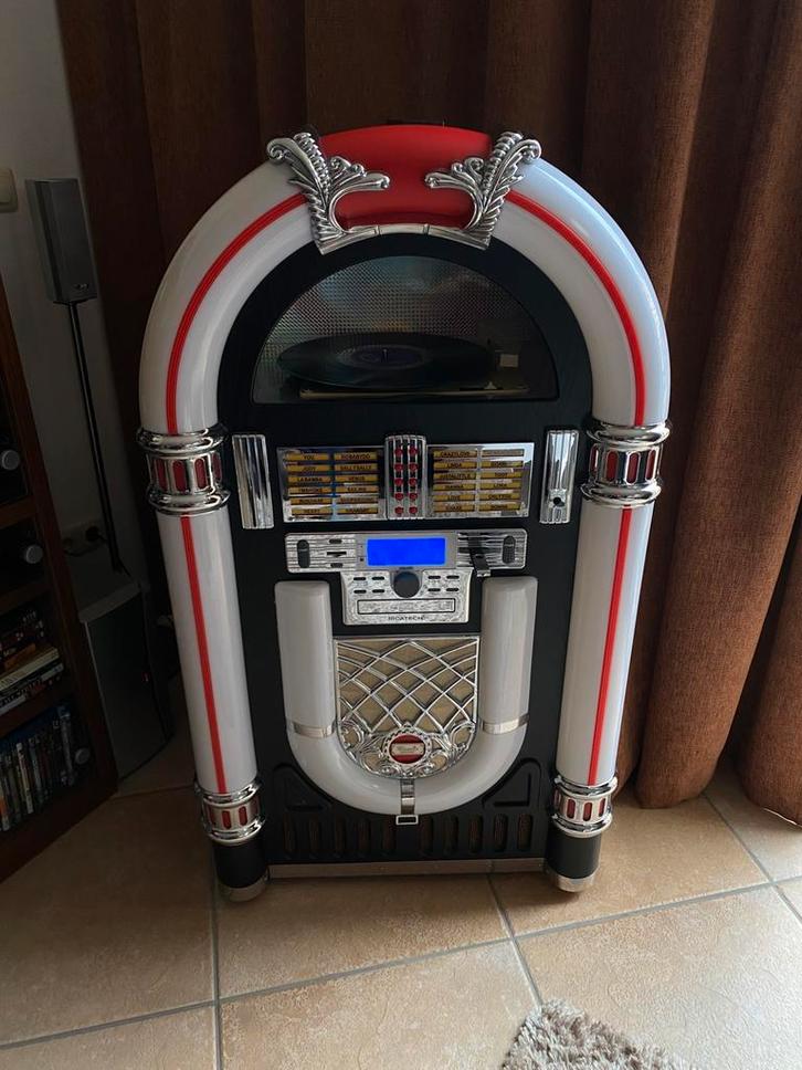 Jukebox Ricatech RR2000 zwart, Verzamelen, Automaten | Jukeboxen, Zo goed als nieuw, Overige merken, 1970 tot heden, Ophalen