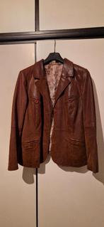 Dames Leren Jas., Ophalen, Bruin, Jas of Mantel, Gedragen