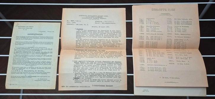 Aanwijzingen K.N.I.L. 1947, Verzamelen, Militaria | Tweede Wereldoorlog, Landmacht, Boek of Tijdschrift, Nederland, Ophalen of Verzenden