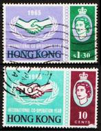 Hong Kong 1965, Co-operation - Hand, gestempeld., Postzegels en Munten, Postzegels | Thematische zegels, Verzenden, Gestempeld
