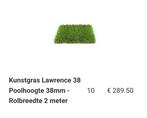 Kunstgeas Lawrence, poolhoogte 38mm, Ophalen, Nieuw, 10 tot 20 m², Kunstgras